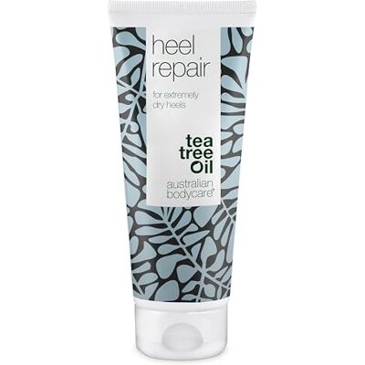 Australian Bodycare Reparatiecrème voor gebarsten hielen, 100 ml, verwijdert harde voethuid, 25% ureumcrème, gebarsten hielbalsem, hielverzorging voor vrouwen en mannen met droge en gebarsten voeten, Australische theeboomolie Australian Bodycare Reparatiecrème voor gebarsten hielen, 100 ml, verwijdert harde voethuid, 25% ureumcrème, gebarsten hielbalsem, hielverzorging voor vrouwen en mannen met droge en gebarsten voeten, Australische theeboomolie