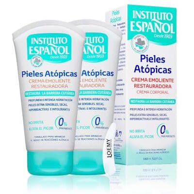 Instituto Español Voetencrème, dagelijkse vochtinbrengende crème, regenererende atopische huid, intensieve voeding, krachtige huid, veelzijdig inzetbaar, rustgevend, om droogheid te voorkomen, set van Instituto Español Voetencrème, dagelijkse vochtinbrengende crème, regenererende atopische huid, intensieve voeding, krachtige huid, veelzijdig inzetbaar, rustgevend, om droogheid te voorkomen, set van