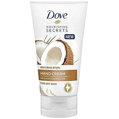 Dove 2 x handcrème met kokosolie en amandelmelk, 75 ml Dove 2 x handcrème met kokosolie en amandelmelk, 75 ml