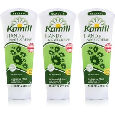 Kamill Classic Set van 3 hand- en nagelcrèmes 100 ml met biologische e en bisabolol Duitsland Kamill Classic Set van 3 hand- en nagelcrèmes 100 ml met biologische e en bisabolol Duitsland