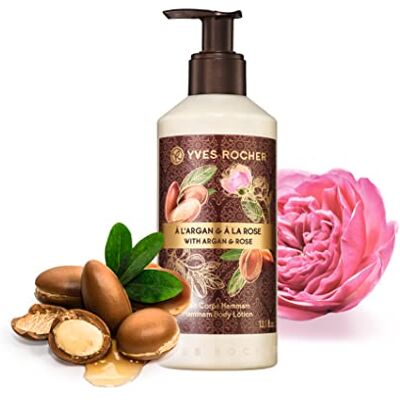 Yves Rocher Lichaamsmelk en bad douche argan en roze Yves Rocher Lichaamsmelk en bad douche argan en roze