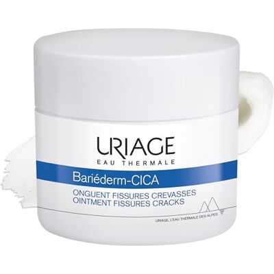 Uriage Bariederm-Cica Zalf Sheaboter & D-Panthenol Reparatiebalsem: gebarsten hielen, knieën, handen, ruwheid van de huid rijke isolerende textuur beschermt in de diepte 40 ml Uriage Bariederm-Cica Zalf Sheaboter & D-Panthenol Reparatiebalsem: gebarsten hielen, knieën, handen, ruwheid van de huid rijke isolerende textuur beschermt in de diepte 40 ml