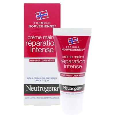 Neutrogena Handcrème, intensieve reparatie, Noorse formule voor scheuren en scheuren, 15 ml Neutrogena Handcrème, intensieve reparatie, Noorse formule voor scheuren en scheuren, 15 ml