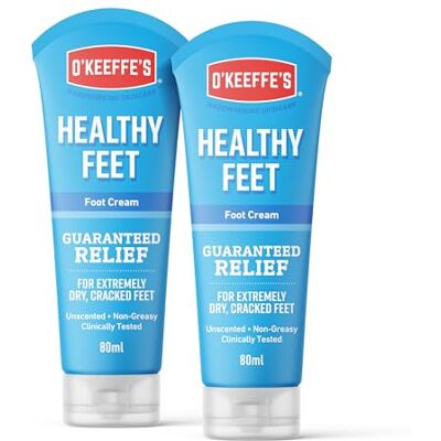 O'Keeffe's Healthy Feet Voetcrème, 80 ml, 2 tubes O'Keeffe's Healthy Feet Voetcrème, 80 ml, 2 tubes