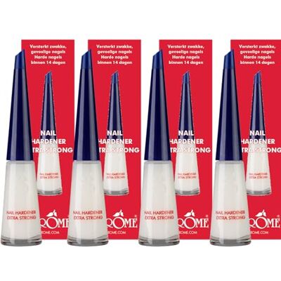 Herome Set van 4 extra sterke nagelverharders nagelversterker gegarandeerd zichtbare resultaten in acht dagen 4 x 10 ml Herome Set van 4 extra sterke nagelverharders nagelversterker gegarandeerd zichtbare resultaten in acht dagen 4 x 10 ml