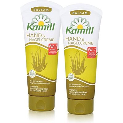 Kamill 708763 Hand & Nagelcreme, met Aloë Vera en Avocado-olie, 2 x 100 ml,2x100ml Kamill 708763 Hand & Nagelcreme, met Aloë Vera en Avocado-olie, 2 x 100 ml,2x100ml