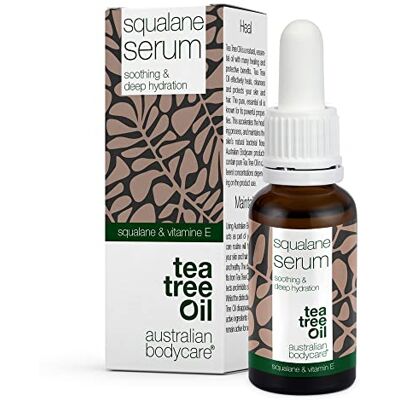 Australian Bodycare Squalane serum met vitamine E, de beste oliën voor een zijdezachte huid, geschikt voor alle huidtypes, 30 ml Australian Bodycare Squalane serum met vitamine E, de beste oliën voor een zijdezachte huid, geschikt voor alle huidtypes, 30 ml