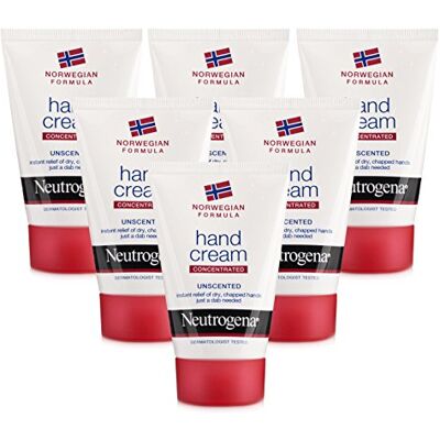 Neutrogena X6 Noorse formule, handcrème, ongeparfumeerd, concentraat, 50 ml, reisformaat Neutrogena X6 Noorse formule, handcrème, ongeparfumeerd, concentraat, 50 ml, reisformaat