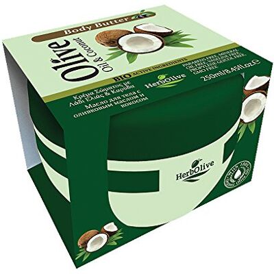Herbolive Körperbutter Kokosnuss, per stuk verpakt (1 x 250 ml) Herbolive Körperbutter Kokosnuss, per stuk verpakt (1 x 250 ml)