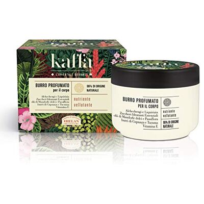 Helan , Kaffa Lichaamsboter, geurend en verzorgend, hydraterend, geurend en wiebelend voor de huid van het lichaam, reinigende en niet-golvende werking, 200 ml – Made in Iatly Helan , Kaffa Lichaamsboter, geurend en verzorgend, hydraterend, geurend en wiebelend voor de huid van het lichaam, reinigende en niet-golvende werking, 200 ml – Made in Iatly