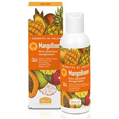 Helan , I Sorbetti MangoBoom Hydraterende lichaamscrème, droge huid, vloeibare lichaamscrème, voor dames en heren, verfrissend met ananas, papaja en vitamine C, lichaamsmelk, geurend, vitamine E, 150 Helan , I Sorbetti MangoBoom Hydraterende lichaamscrème, droge huid, vloeibare lichaamscrème, voor dames en heren, verfrissend met ananas, papaja en vitamine C, lichaamsmelk, geurend, vitamine E, 150