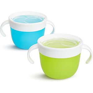 Munchkin 2-delige snackbeker, blauw/groen Munchkin 2-delige snackbeker, blauw/groen