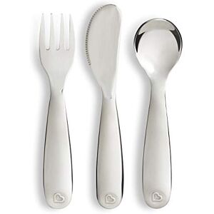 Munchkin Bestekset van 3 roestvrij staal Polish Munchkin Bestekset van 3 roestvrij staal Polish