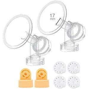 Maymom 17 mm, 2 x eendelige fopspeen met ventielkop en ventielmembraan compatibel met Medela borstkolven, gemaakt door (tepel 17 mm, tepeldiameter 13-15 mm). Maymom 17 mm, 2 x eendelige fopspeen met ventielkop en ventielmembraan compatibel met Medela borstkolven, gemaakt door (tepel 17 mm, tepeldiameter 13-15 mm).