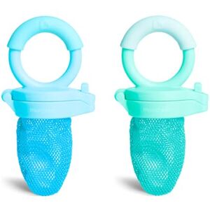 Munchkin Baby Food Feeder 2 stuks netzakken voor gepureerde levensmiddelen, ideaal voor onderweg, vrijstaande voederdispenser, voederstation voor aanmoediging, reisbenodigdheden, zonder Munchkin Baby Food Feeder 2 stuks netzakken voor gepureerde levensmiddelen, ideaal voor onderweg, vrijstaande voederdispenser, voederstation voor aanmoediging, reisbenodigdheden, zonder