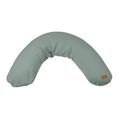 Béaba , Big Flopsy, borstvoedingskussen, zwangerschapskussen, zwangerschapskussen, multifunctioneel, geschikt voor slapen/borstvoeding, ondersteuning, ontspanning en optimaal comfort, katoenen bloem, Oekotex, salie Béaba , Big Flopsy, borstvoedingskussen, zwangerschapskussen, zwangerschapskussen, multifunctioneel, geschikt voor slapen/borstvoeding, ondersteuning, ontspanning en optimaal comfort, katoenen bloem, Oekotex, salie