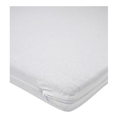 MEYCO Baby Uni matrashoes voor reisbed (overtrek van 100% katoen, huidvriendelijk, rekbaar, wasbaar en geschikt voor de droger, afmetingen: 60 x 120 cm), wit MEYCO Baby Uni matrashoes voor reisbed (overtrek van 100% katoen, huidvriendelijk, rekbaar, wasbaar en geschikt voor de droger, afmetingen: 60 x 120 cm), wit