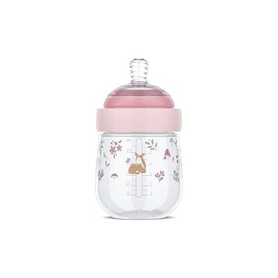 Mepal Mio Little Dutch babyfles Transparante dop voor opslag Anti-koliek Spiraalontwerp voorkomt verstoppingen Medische kwaliteit siliconen 165 ml Fairy Garden Mepal Mio Little Dutch babyfles Transparante dop voor opslag Anti-koliek Spiraalontwerp voorkomt verstoppingen Medische kwaliteit siliconen 165 ml Fairy Garden