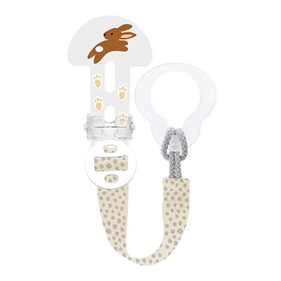 MAM Clip It & Cover, ketting met fopspeenhouder, neutraal MAM Clip It & Cover, ketting met fopspeenhouder, neutraal