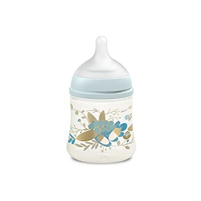 Suavinex Flesje 150 ml Gold Edition + 0 maanden met fysiologische speen Sx Pro siliconen maat S blauw Suavinex Flesje 150 ml Gold Edition + 0 maanden met fysiologische speen Sx Pro siliconen maat S blauw