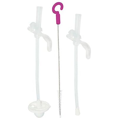 b.box Vervangende drinkrietjesset: bevat 1 reserverietje met gewicht, 1 reinigingsborstel, compatibel met Sippy bekers b.box Vervangende drinkrietjesset: bevat 1 reserverietje met gewicht, 1 reinigingsborstel, compatibel met Sippy bekers