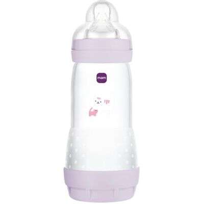 MAM Easy Start Anti-koliek fles 4+ maanden snelle doorstroming (320 ml) lila – fles ter vermindering van koliek en klachten van de baby – babyfles compatibel met borstvoeding MAM Easy Start Anti-koliek fles 4+ maanden snelle doorstroming (320 ml) lila – fles ter vermindering van koliek en klachten van de baby – babyfles compatibel met borstvoeding