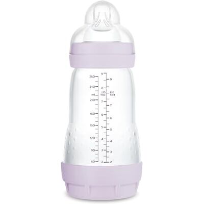 MAM Colours of Nature Collection A150 gepatenteerde anti-koliek fles van ultrazachte Skinsoft siliconen voor baby's vanaf 2 maanden, roze, 260 ml MAM Colours of Nature Collection A150 gepatenteerde anti-koliek fles van ultrazachte Skinsoft siliconen voor baby's vanaf 2 maanden, roze, 260 ml