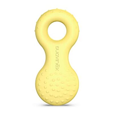 Suavinex , Bijtring van kauwgom voor baby's + 0 maanden. Rubberen bijtring, babybijtring. Stap 1. Geel Suavinex , Bijtring van kauwgom voor baby's + 0 maanden. Rubberen bijtring, babybijtring. Stap 1. Geel
