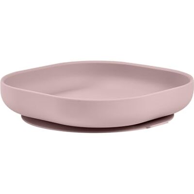 Béaba , Bord met zuignap voor kinderen, 100% siliconen, zacht en zeer resistent, hecht tafel/kinderstoel-tablet, lipje voor het optillen van het bord, magnetronbestendig, roze Béaba , Bord met zuignap voor kinderen, 100% siliconen, zacht en zeer resistent, hecht tafel/kinderstoel-tablet, lipje voor het optillen van het bord, magnetronbestendig, roze