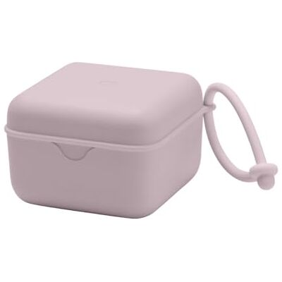 Bibs Fopspeenbox met elastiek Sterilisator Box voor fopspeen 100% BPA-vrij materiaal, Dusky Lilac, Dusky Lilac Bibs Fopspeenbox met elastiek Sterilisator Box voor fopspeen 100% BPA-vrij materiaal, Dusky Lilac, Dusky Lilac