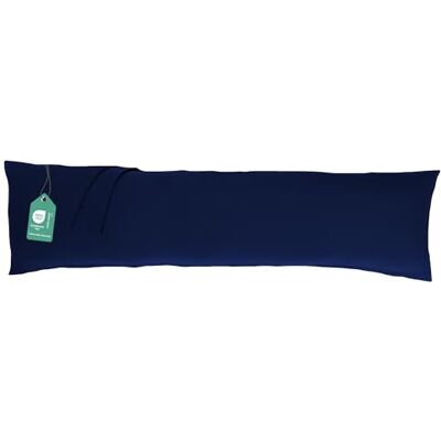 livessa Zijslaapkussen met overtrek 40 x 145 cm, zwangerschapskussen, borstvoedingskussen, met kussensloop van 100% katoen, verborgen ritssluiting aan de lange zijde livessa Zijslaapkussen met overtrek 40 x 145 cm, zwangerschapskussen, borstvoedingskussen, met kussensloop van 100% katoen, verborgen ritssluiting aan de lange zijde