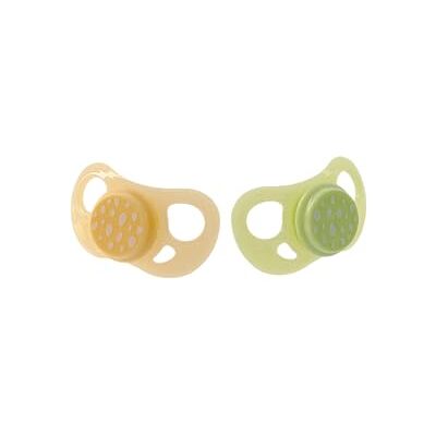 Twistshake Orthodontische babyfopspeen in set van 2, BPA-vrij, BPF, BPS, 6+ maanden, cactusgroen en karamel beige Twistshake Orthodontische babyfopspeen in set van 2, BPA-vrij, BPF, BPS, 6+ maanden, cactusgroen en karamel beige