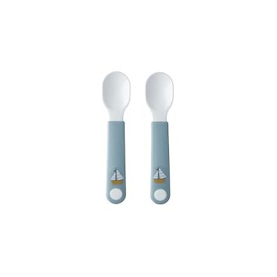 Mepal Mio Baby Lepel Baby Training Lepel Lepel voor autonomie van voedsel Vaatwasmachinebestendig en BPA-vrij Set van 2 – Sailors Bay Mepal Mio Baby Lepel Baby Training Lepel Lepel voor autonomie van voedsel Vaatwasmachinebestendig en BPA-vrij Set van 2 – Sailors Bay