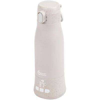 Babymoov Moov & Feed Draadloze Nomade flessenwarmer – inhoud 340 ml – water of moedermelk – instelbare temperatuur – warmhouden (tot 7 uur) – USB-oplaadbaar Babymoov Moov & Feed Draadloze Nomade flessenwarmer – inhoud 340 ml – water of moedermelk – instelbare temperatuur – warmhouden (tot 7 uur) – USB-oplaadbaar