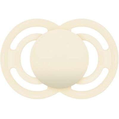 MAM Fopspeen vanaf 16 maanden, symmetrische, vlakke, extra dunne en flexibele fopspeen van Skin Soft Silicone gemakkelijk aanvaardbaar, met zelfsteriliserende doos, Perfect, neutraal mat, 1 stuk MAM Fopspeen vanaf 16 maanden, symmetrische, vlakke, extra dunne en flexibele fopspeen van Skin Soft Silicone gemakkelijk aanvaardbaar, met zelfsteriliserende doos, Perfect, neutraal mat, 1 stuk