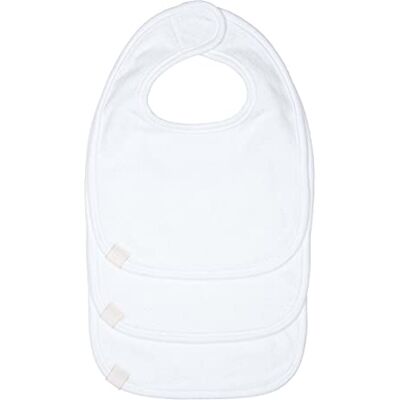 Lässig Newborn Bib White 3-delig Lässig Newborn Bib White 3-delig