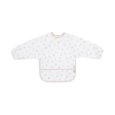 Jollein Lovely Birds slabbetje met mouwen, slabbetje met mouwen, waterdicht, met klittenbandsluiting, slabbetje voor baby's Jollein Lovely Birds slabbetje met mouwen, slabbetje met mouwen, waterdicht, met klittenbandsluiting, slabbetje voor baby's