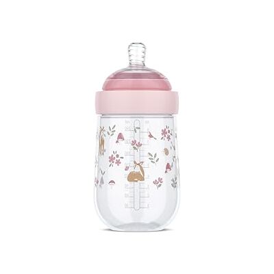 Mepal Mio Little Dutch babyfles Transparante dop voor opslag Anti-koliek Spiraalontwerp voorkomt verstoppingen Medische kwaliteit siliconen 240 ml Fairy Garden Mepal Mio Little Dutch babyfles Transparante dop voor opslag Anti-koliek Spiraalontwerp voorkomt verstoppingen Medische kwaliteit siliconen 240 ml Fairy Garden