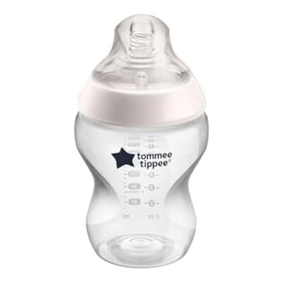 Tommee Tippee Closer to Nature fles, speen die de moederborst imiteert met anti-koliek ventiel, 260 ml, 1 stuk, Be Kind roze (kleur en design kunnen variëren) Tommee Tippee Closer to Nature fles, speen die de moederborst imiteert met anti-koliek ventiel, 260 ml, 1 stuk, Be Kind roze (kleur en design kunnen variëren)