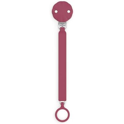 Suavinex , Siliconen fopspeenhouder, fopspeenclip met platte band van siliconen, fopspeenhouder voor baby's + 0 maanden, clip met siliconen plaat, speenclip voor Wonder fopspeen, magenta Suavinex , Siliconen fopspeenhouder, fopspeenclip met platte band van siliconen, fopspeenhouder voor baby's + 0 maanden, clip met siliconen plaat, speenclip voor Wonder fopspeen, magenta