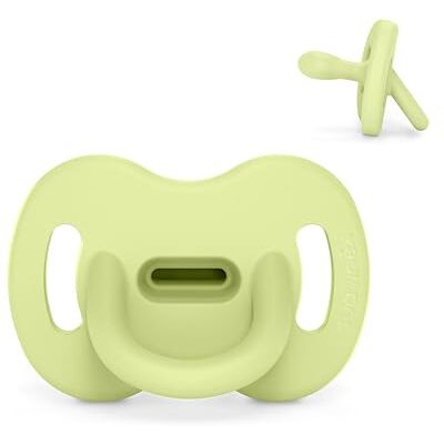 Suavinex Fopspeen van siliconen, voor baby's van 0/6 maanden, met symmetrische speen SX Pro, omkeerbaar, superzacht en soepel, ideaal om mee te slapen, limoen (Lime) Suavinex Fopspeen van siliconen, voor baby's van 0/6 maanden, met symmetrische speen SX Pro, omkeerbaar, superzacht en soepel, ideaal om mee te slapen, limoen (Lime)