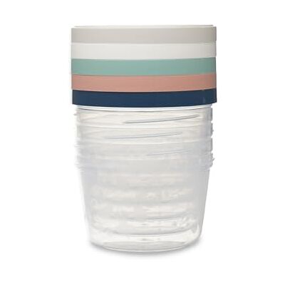 Thermobaby Set van 5 vershouddozen 250 ml voor baby's, magnetronbestendig, vriezer, vaatwasser, stapelbaar, met schaalverdeling, gemaakt in Frankrijk Thermobaby Set van 5 vershouddozen 250 ml voor baby's, magnetronbestendig, vriezer, vaatwasser, stapelbaar, met schaalverdeling, gemaakt in Frankrijk