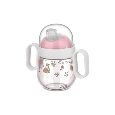 Mepal Mio Little Dutch druppelbeker Lekvrij Transparant deksel voor onderweg Gemakkelijk vast te pakken handgrepen Zachte schenktuit 200 ml Fairy Garden Mepal Mio Little Dutch druppelbeker Lekvrij Transparant deksel voor onderweg Gemakkelijk vast te pakken handgrepen Zachte schenktuit 200 ml Fairy Garden