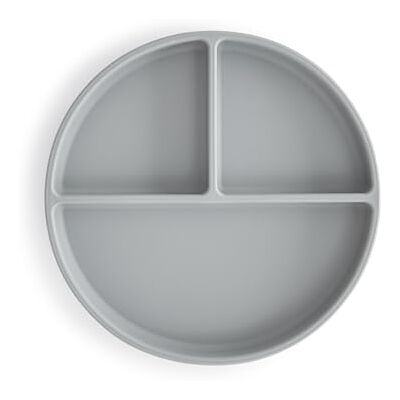 mushie Gesplitst siliconen zuignapbord BPA-vrij accessoires voor baby's, jongens en meisjes vaatwasmachinebestendig en magnetronbestendig steen mushie Gesplitst siliconen zuignapbord BPA-vrij accessoires voor baby's, jongens en meisjes vaatwasmachinebestendig en magnetronbestendig steen