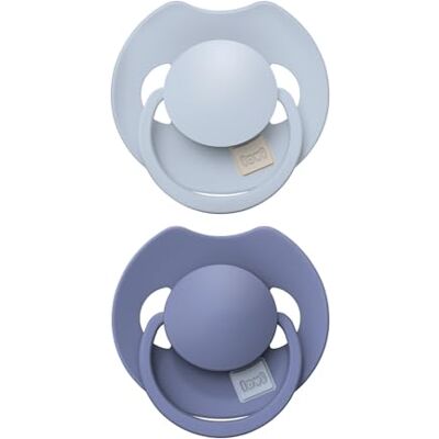 LOVI Prime Dynamische siliconen fopspeen in set van 2, met anti-allergische sterilisatiecapsule, BPA-vrij, babyblauw/blauw, 18 m + LOVI Prime Dynamische siliconen fopspeen in set van 2, met anti-allergische sterilisatiecapsule, BPA-vrij, babyblauw/blauw, 18 m +