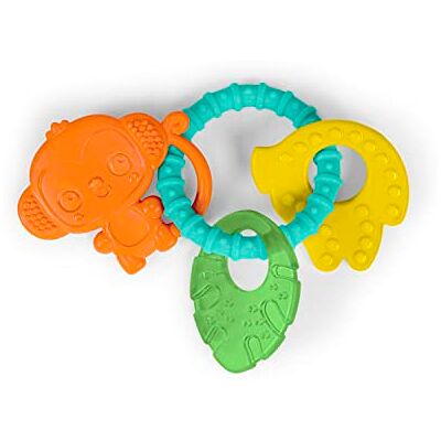Bright Starts , 4-in-1 Tropical Chews bijtringen, BPA-vrij, vanaf de geboorte Bright Starts , 4-in-1 Tropical Chews bijtringen, BPA-vrij, vanaf de geboorte