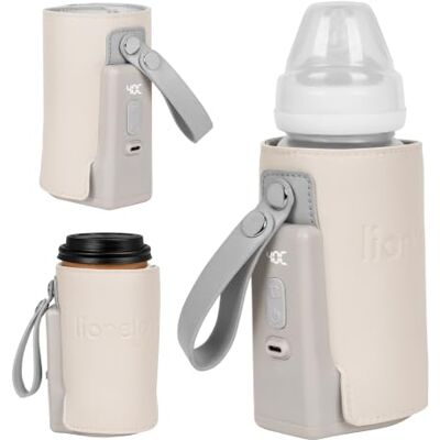 Lionelo Thermup Go Plus Draagbare flessenwarmer, temperatuur 38-50 °C Lionelo Thermup Go Plus Draagbare flessenwarmer, temperatuur 38-50 °C