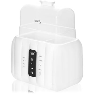 Lionelo Thermup Duo flessenwarmer dubbel & sterilisator 6-in-1 snel opwarmen 3 min Verwarmt melk, water & potten ontdooien warm houden touchscreen BPA-vrij wit Lionelo Thermup Duo flessenwarmer dubbel & sterilisator 6-in-1 snel opwarmen 3 min Verwarmt melk, water & potten ontdooien warm houden touchscreen BPA-vrij wit