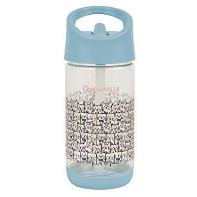 Badabulle Drinkfles met rietje voor kinderen, 350 ml, lekvrij, inklapbaar rietje in het deksel, 12 m + Badabulle Drinkfles met rietje voor kinderen, 350 ml, lekvrij, inklapbaar rietje in het deksel, 12 m +
