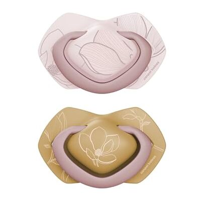 Canpol babies Light Touch siliconen fopspeen 6-18m symmetrisch goud 2 stuks. roze Canpol babies Light Touch siliconen fopspeen 6-18m symmetrisch goud 2 stuks. roze